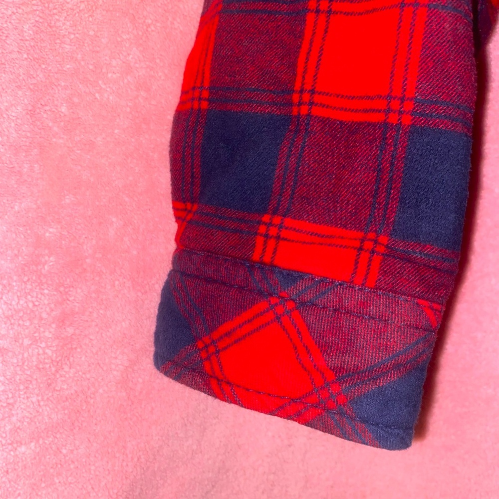Boston Traders Shearling-lined Flannel Coat XXL Plus Fall Winter Cozy Warm Snow - Picture 12 of 16